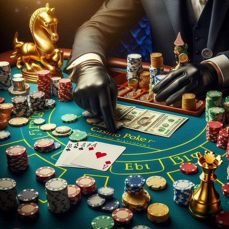Tampilan meja Sic Bo langsung di platform wk togel dengan dealer dan dadu